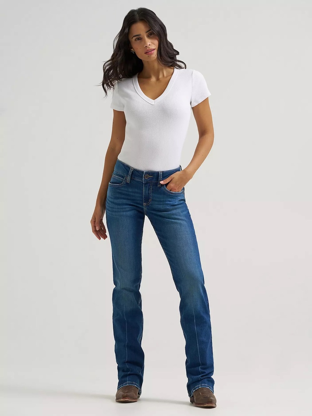 Wrangler Retro Mae Bootcut Jeans Mid Rise Vivianna 9x36 Western 🎀